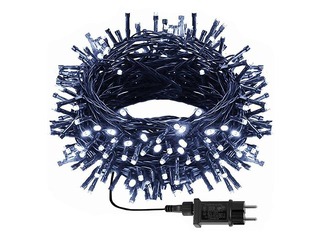 Elektriskā lampiņu virtene Springos, 500 LED, auksti balta, 27.5m