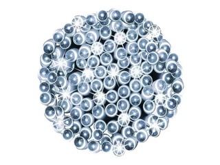 Elektriskā lampiņu virtene Springos, 200 LED, iekštelpu, auksti balta, 15.5m