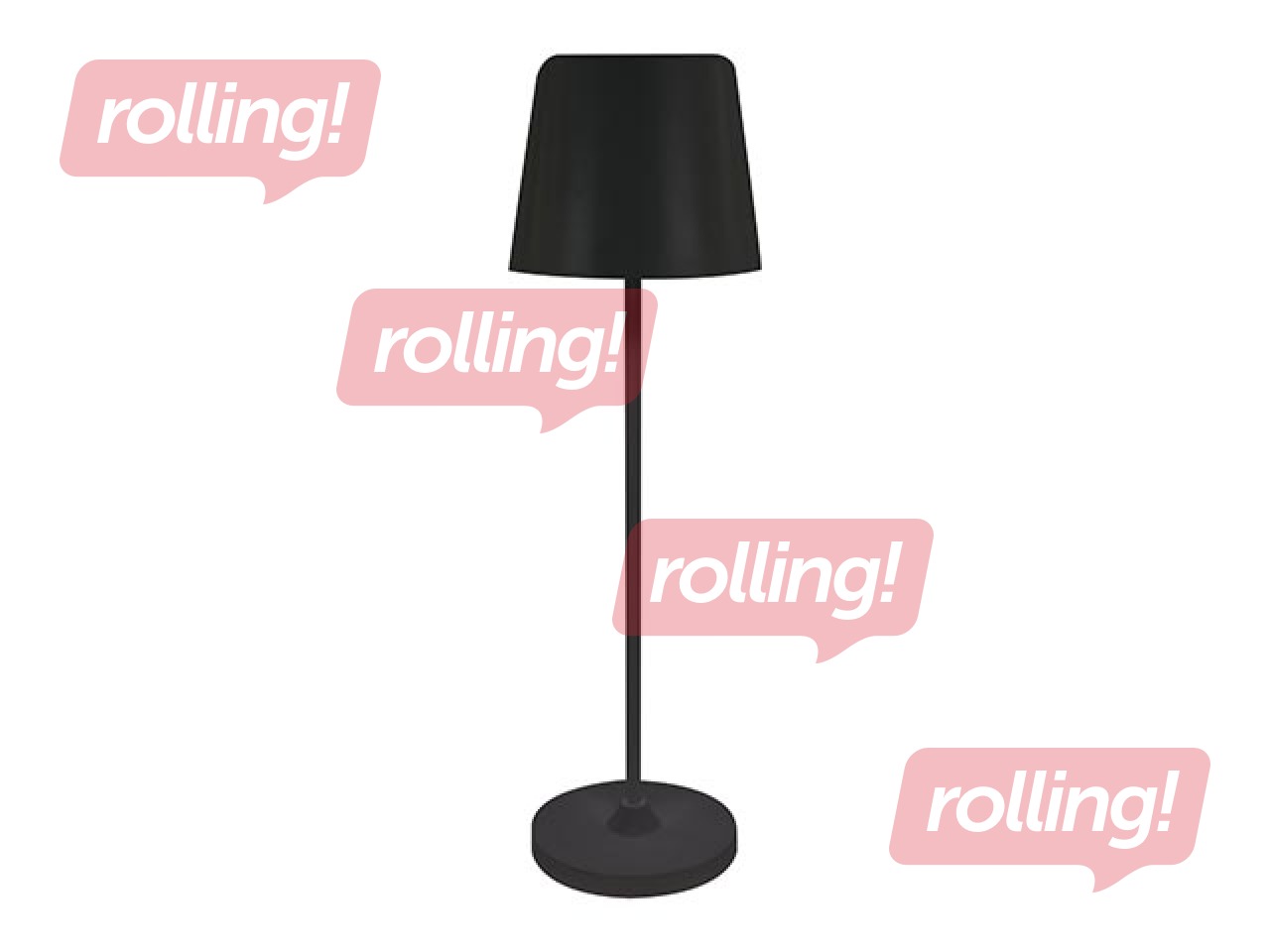 Galda lampa TOGA, LED, melna