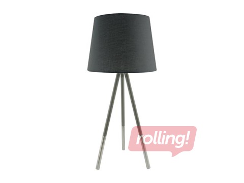 Galda lampa RADAR, E14, LED, 40W, pelēka