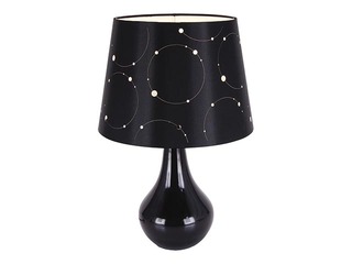 Galda lampa LARYSA, E14, LED, 40W, melna