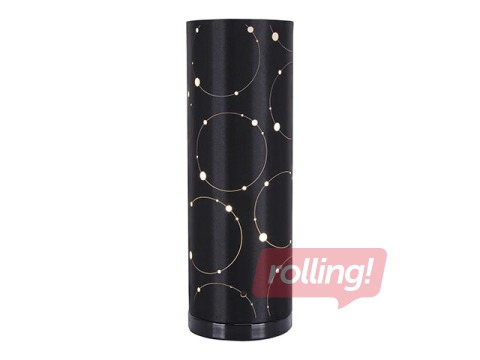 Galda lampa LARYSA FOOT, E14, LED, 40W, melna