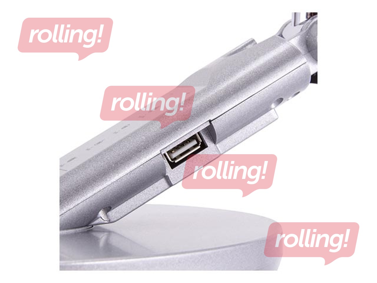 Galda lampa RAMZES, LED, 7.5W, sudraba