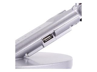 Galda lampa RAMZES, LED, 7.5W, sudraba