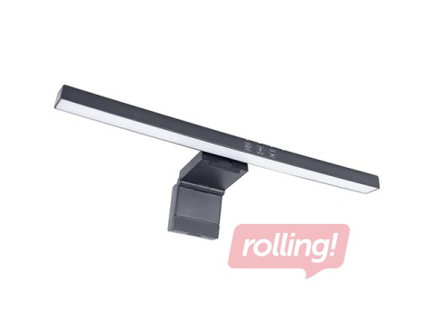 Galda lampa MONITOR, LED, 5W, melna