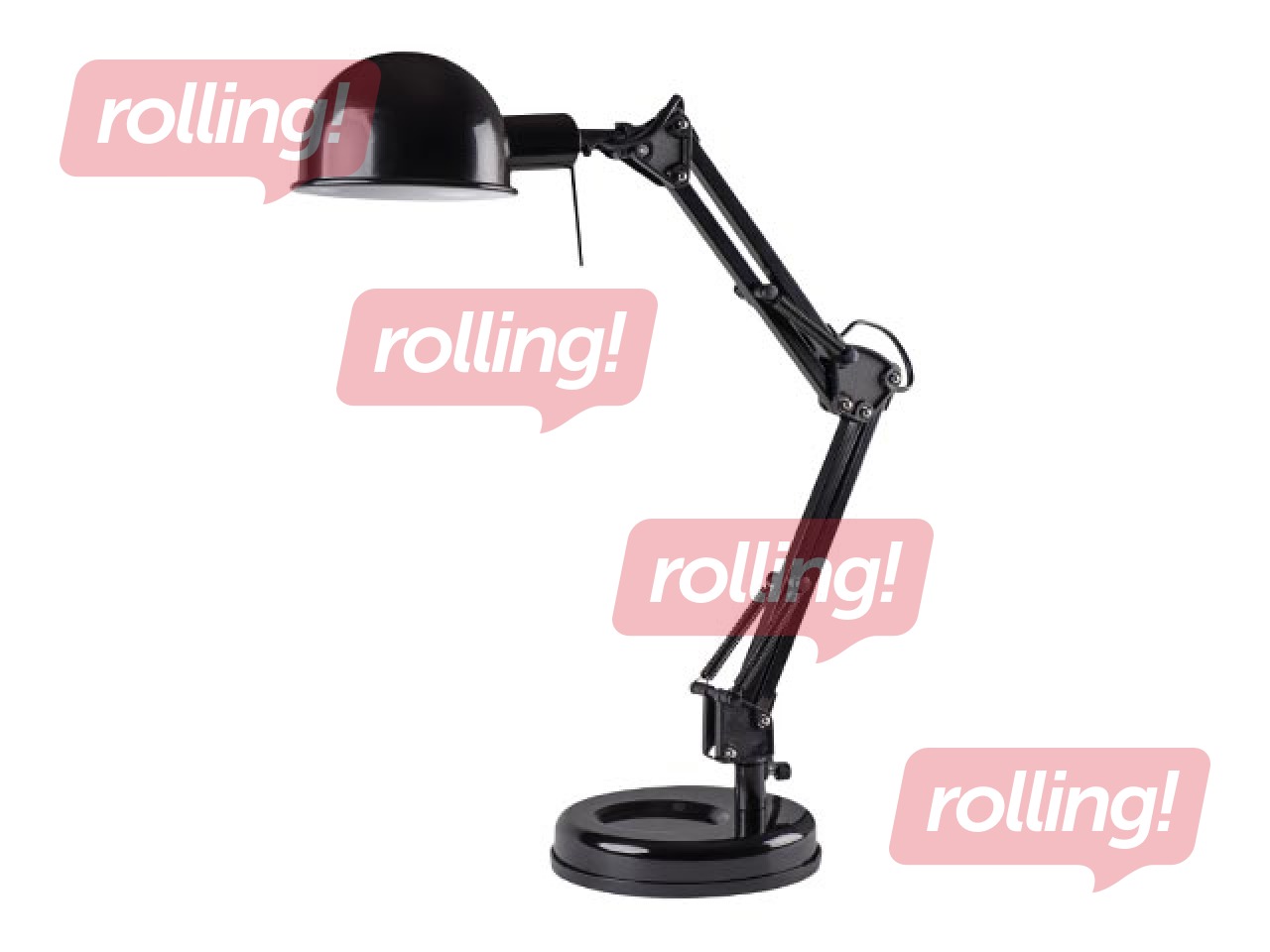 Galda lampa PIXA, E14, 10W, melna