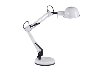 Galda lampa PIXA, E14, 10W, balta