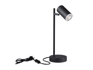 Galda lampa EVALO TL, GU10, 10W, melna