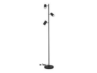 Stāvlampa EVALO FL, 3xGU10, 10W, melna