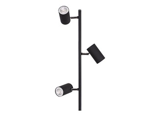 Stāvlampa EVALO FL, 3xGU10, 10W, melna