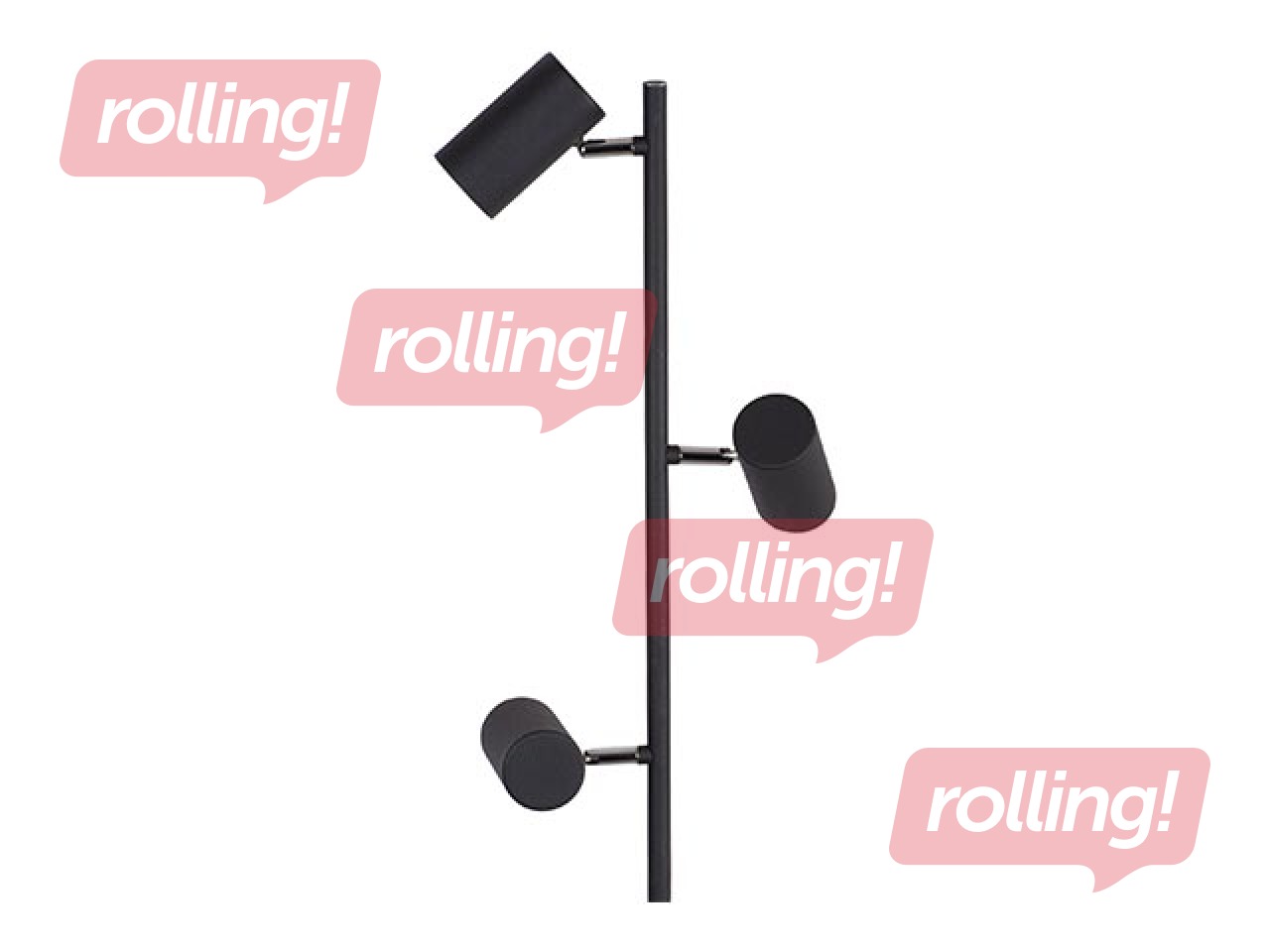 Stāvlampa EVALO FL, 3xGU10, 10W, melna