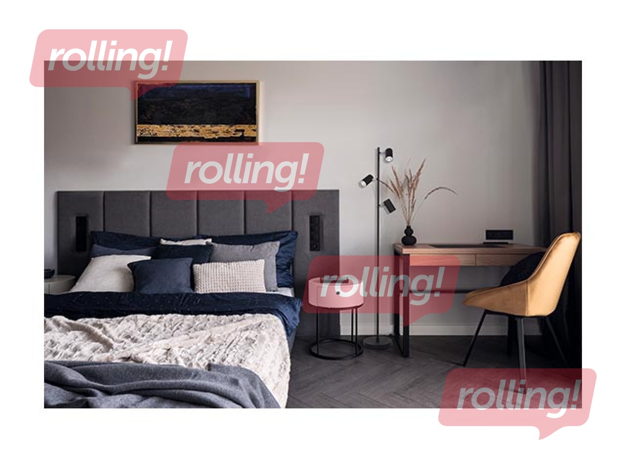 Stāvlampa EVALO FL, 3xGU10, 10W, melna