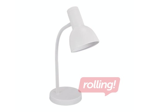 Galda lampa SANTIAGO, 40W, E27, balta