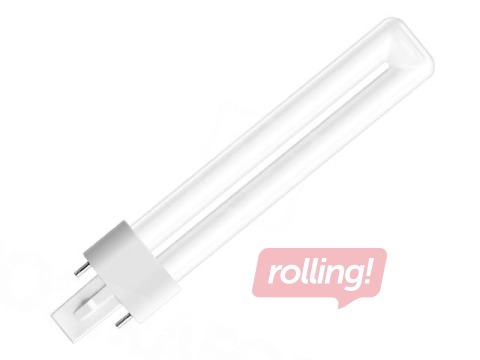 Spuldze Osram Dulux S  11W, G23, silti balta, 2700k