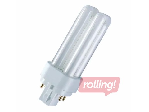 Spuldze Osram, G24Q-2, 18W/840, balta