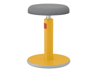 Multifunkcionāls, regulējams krēsls Leitz Ergo Cosy, pelēks/dzeltens