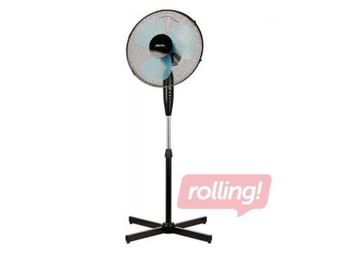 Ventilators grīdas Mpm MWP-17/C, 50W, ø42 cm, melns