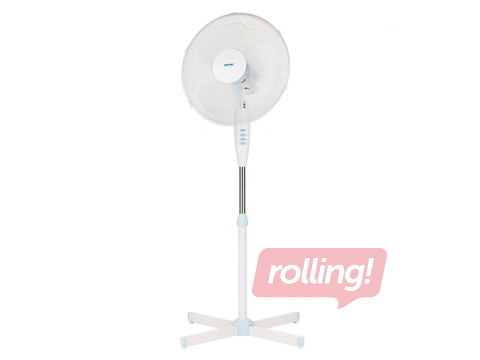 Ventilators grīdas Mpm MWP-17, 50W, ø42 cm, balts