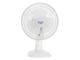 Ventilators galda  Adler AD7301, 30W, ø15cm, balts
