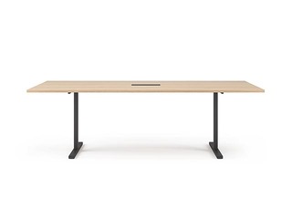 Apspriežu galds, Easy-2400, 8 vietas, dzintaraozolagalds, melnas kājas