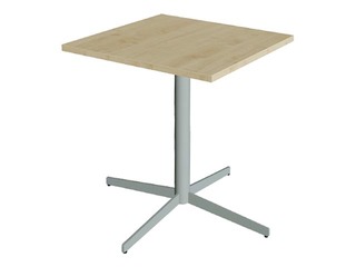 Galds SOLO, kļava/pelēks, 80x80cm