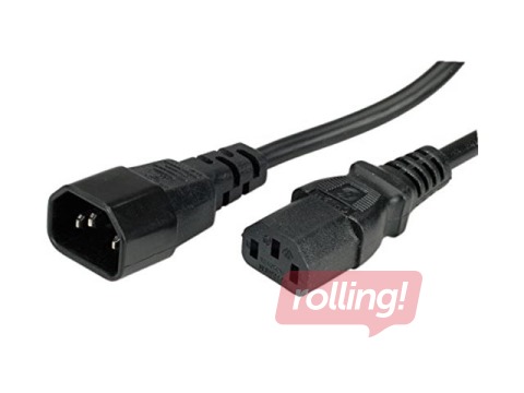 Monitora 220V bar. kabelis 3,0m, melns 