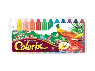 Krītiņi Colorix Silky, 12 krāsas
