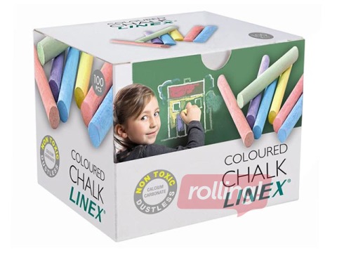 Krīts Linex,100 gab., krāsains