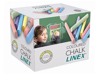 Krīts Linex,100 gab., krāsains