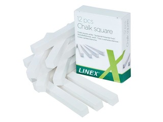 Krīts Linex,12 gab., balts