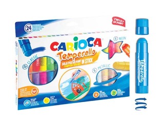 Krītiņi Carioca Temperello, 24 krāsas