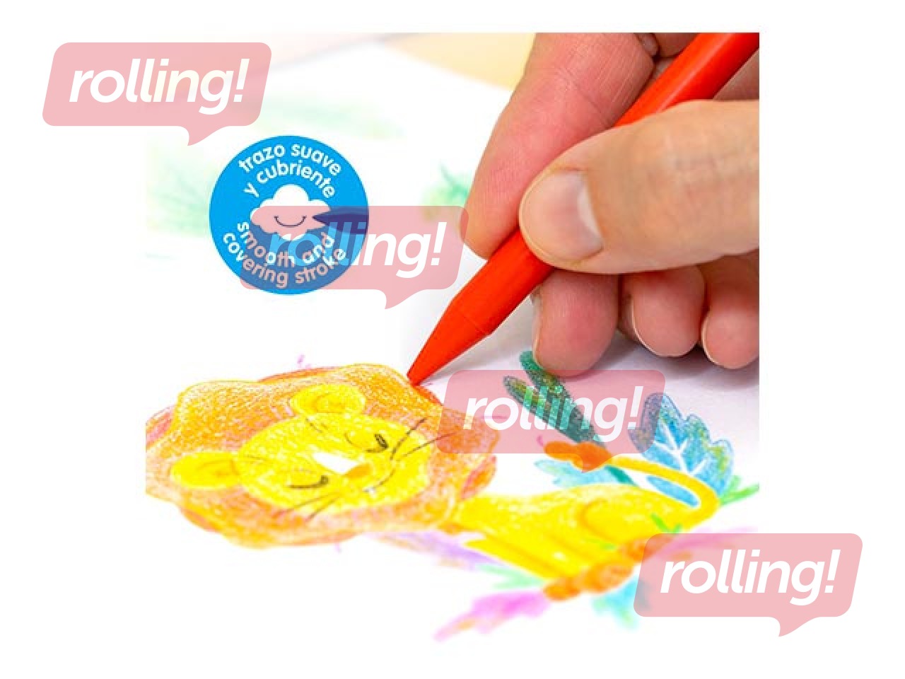 Vaska krītiņi Milan Plastipastel, 24 krāsas