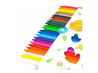 Vaska krītiņi Milan Plastipastel, 24 krāsas