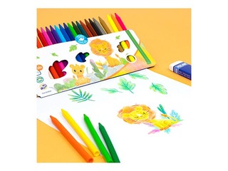 Vaska krītiņi Milan Plastipastel, 24 krāsas