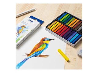 Pasteļkrītiņi mīkstie Milan Art, 24 krāsas