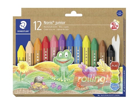 Vaska krītiņi Noris junior Staedtler 224, 12 krāsas