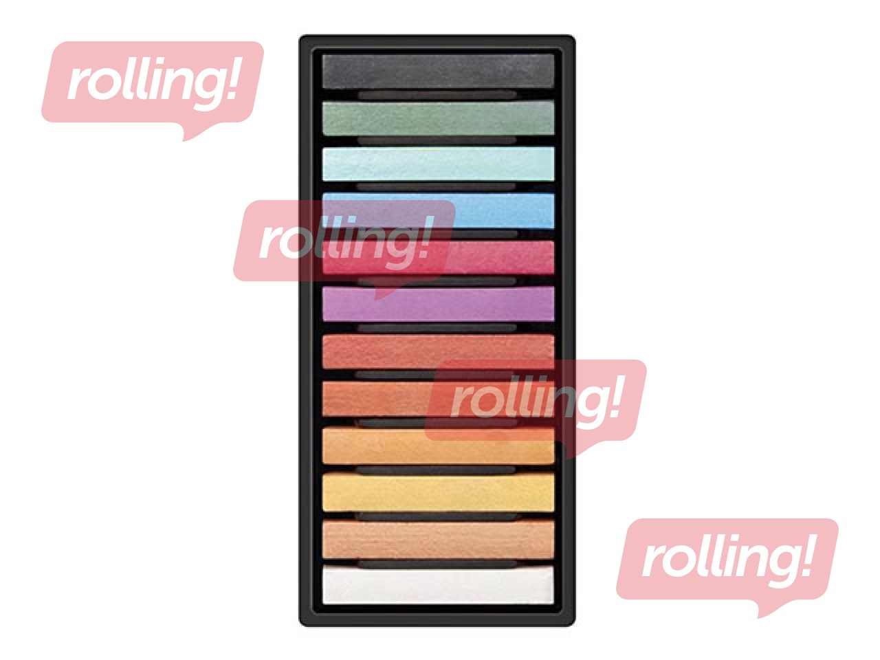 Pasteļkrītiņi mīkstie Milan Art, 12 metāliskas krāsas