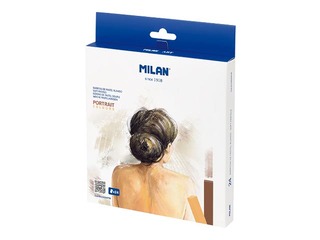 Pasteļkrītiņi mīkstie Milan Art, portreta, 24 krāsas