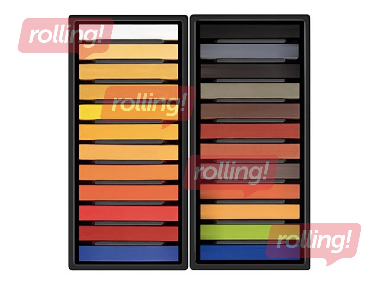 Pasteļkrītiņi mīkstie Milan Art, portreta, 24 krāsas