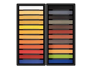 Pasteļkrītiņi mīkstie Milan Art, portreta, 24 krāsas