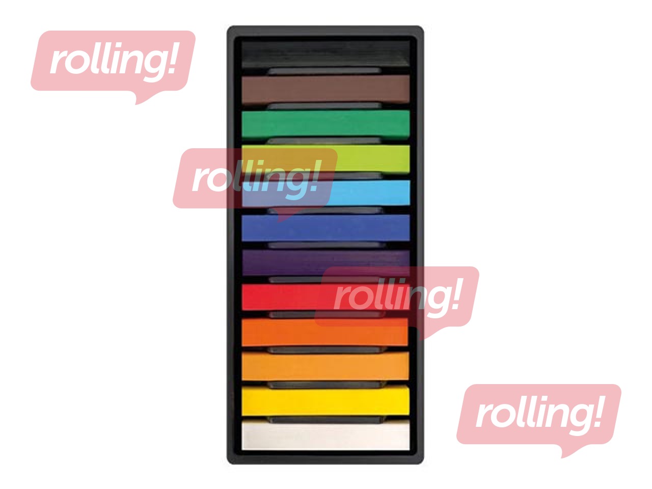 Pasteļkrītiņi mīkstie Milan Art, 12 krāsas