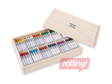 Vaska krītiņi Creall, 12 krāsas, 144 gb.