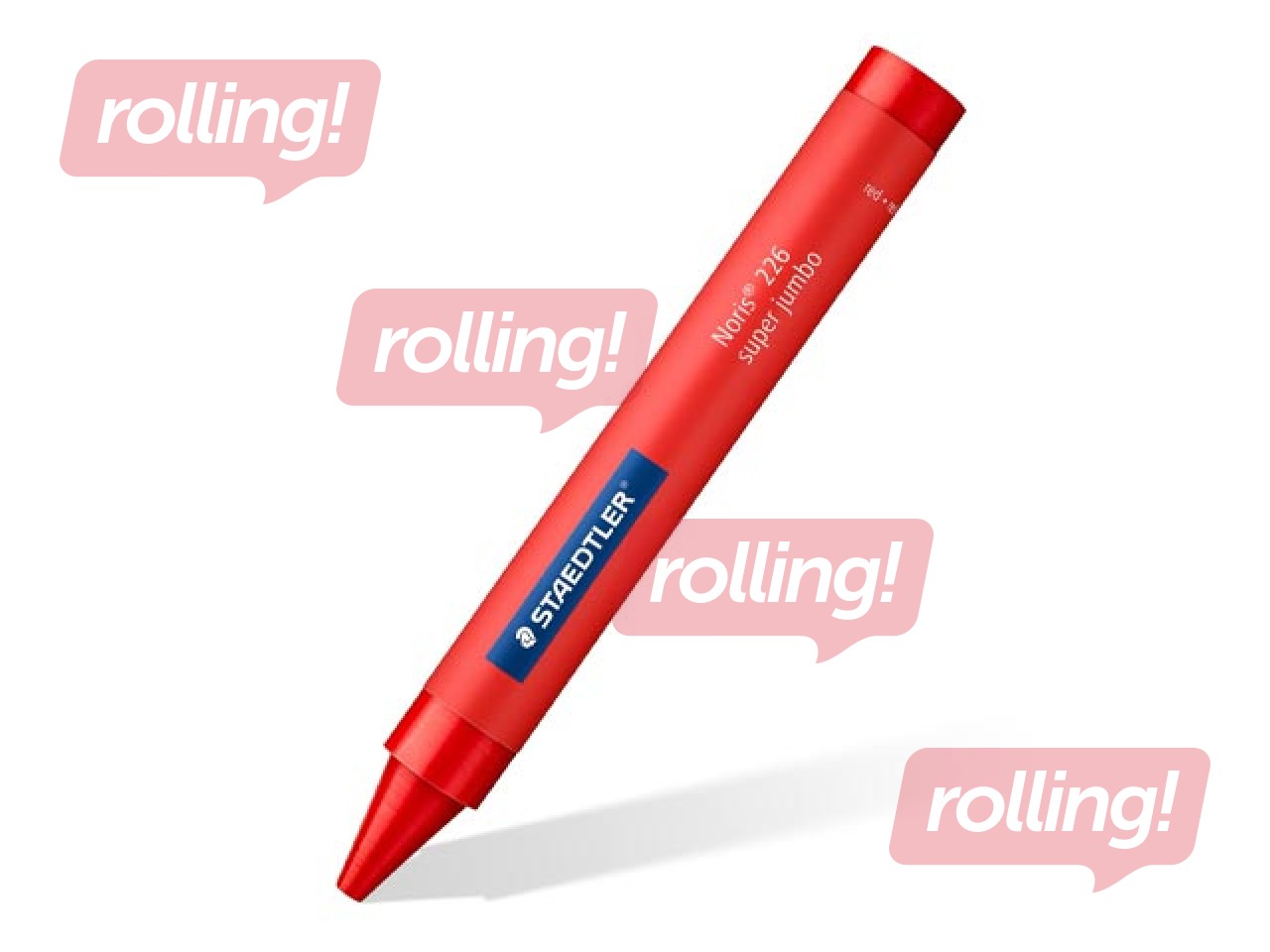 Vaska krītiņi Staedtler, Noris Super jumbo 226, 8 krāsas