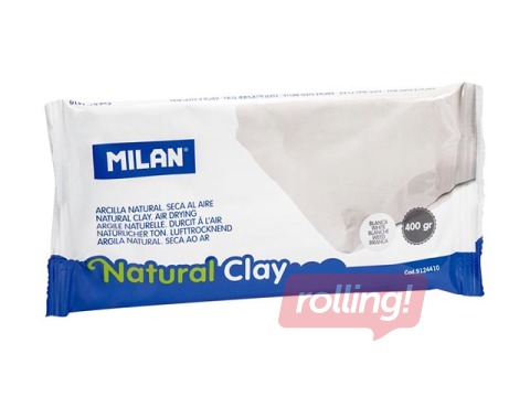 Veidošanas māls Milan, dabīgi balts, 400g