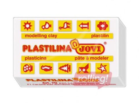 Plastilīns Jovi, 50g, balta krāsa