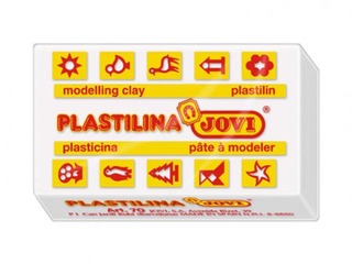 Plastilīns Jovi, 50g, balta krāsa