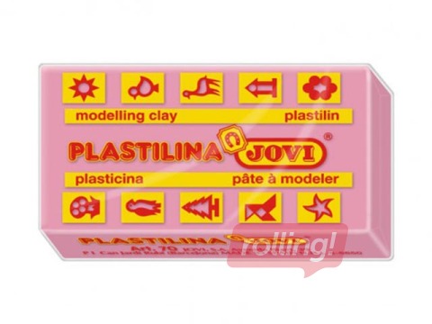 Plastilīns Jovi, 50g, rozā krāsa