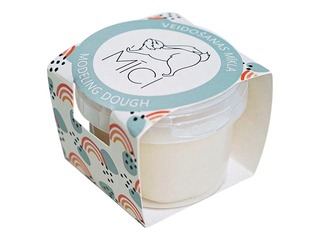 Plastilīns - modelēšanas masa Mīci, 120g, balta krāsa