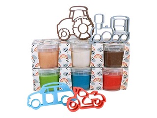 Plastilīns - modelēšanas masas komplekts Mīci, Brum-Brum