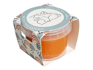 Plastilīns - modelēšanas masa Mīci, 120g, oranža krāsa